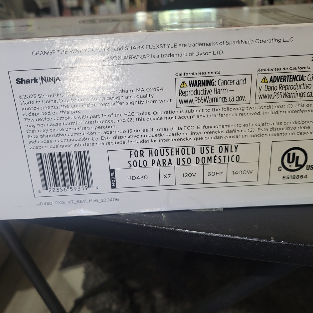 NEW OPENED BOX, Shark FlexStyle Hair Styling System - Picture 7 of 8